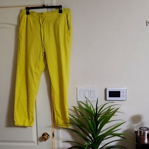 A pair of yellow regular style pants size large by style & co. $13